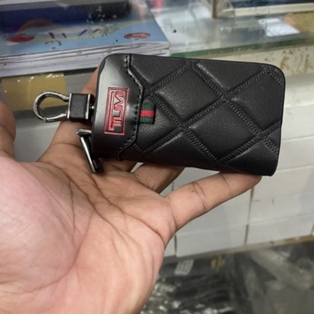 gantungan kunci mobil/motor tumi leather premium