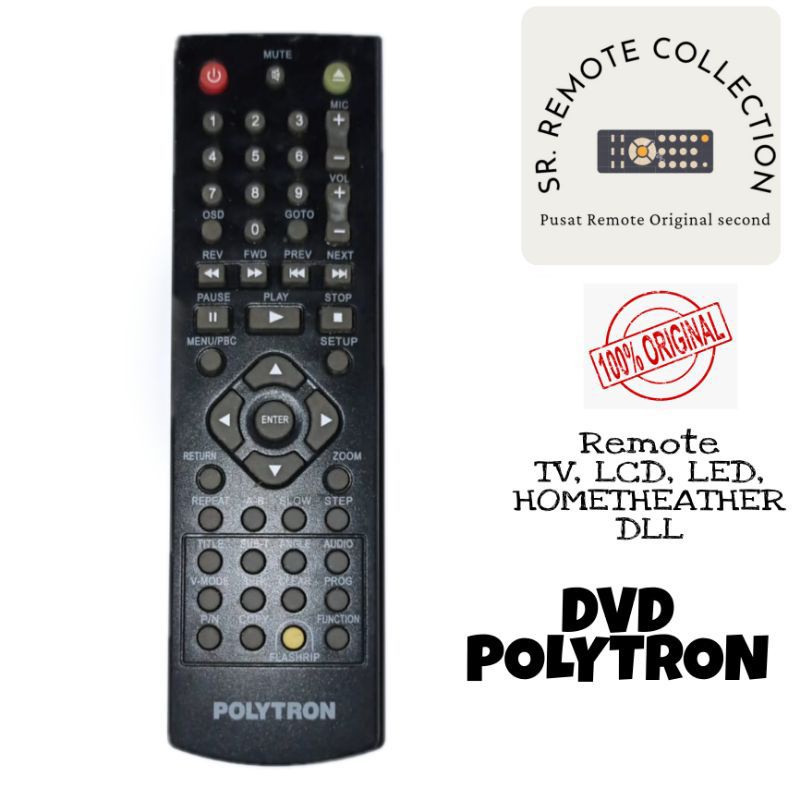 Remote dvd polytron