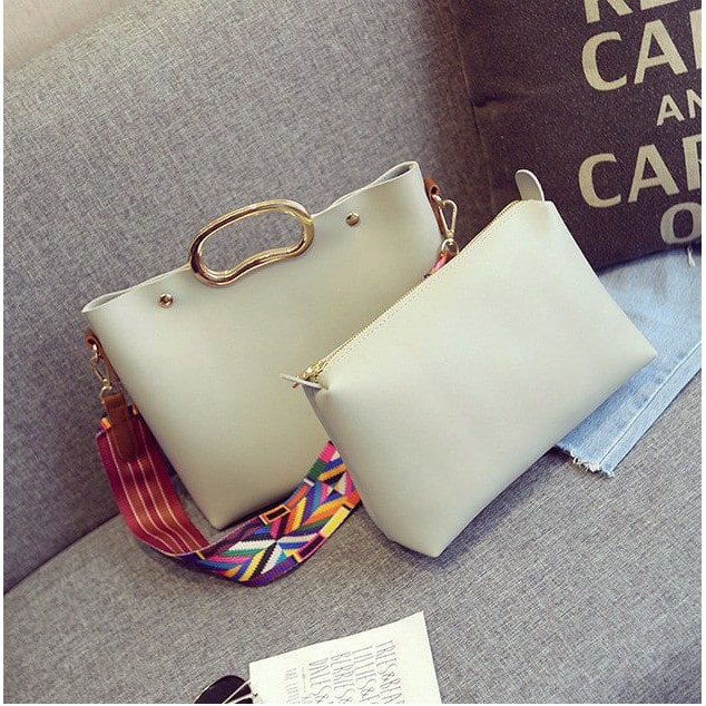 tas tenteng top handle handbag wanita import murah polos besar murah