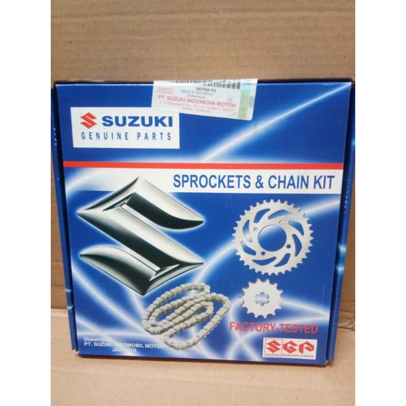 Gear Set Satria Fu 150 Lama Gir set satria Fu Karbu 2012 kebawah
