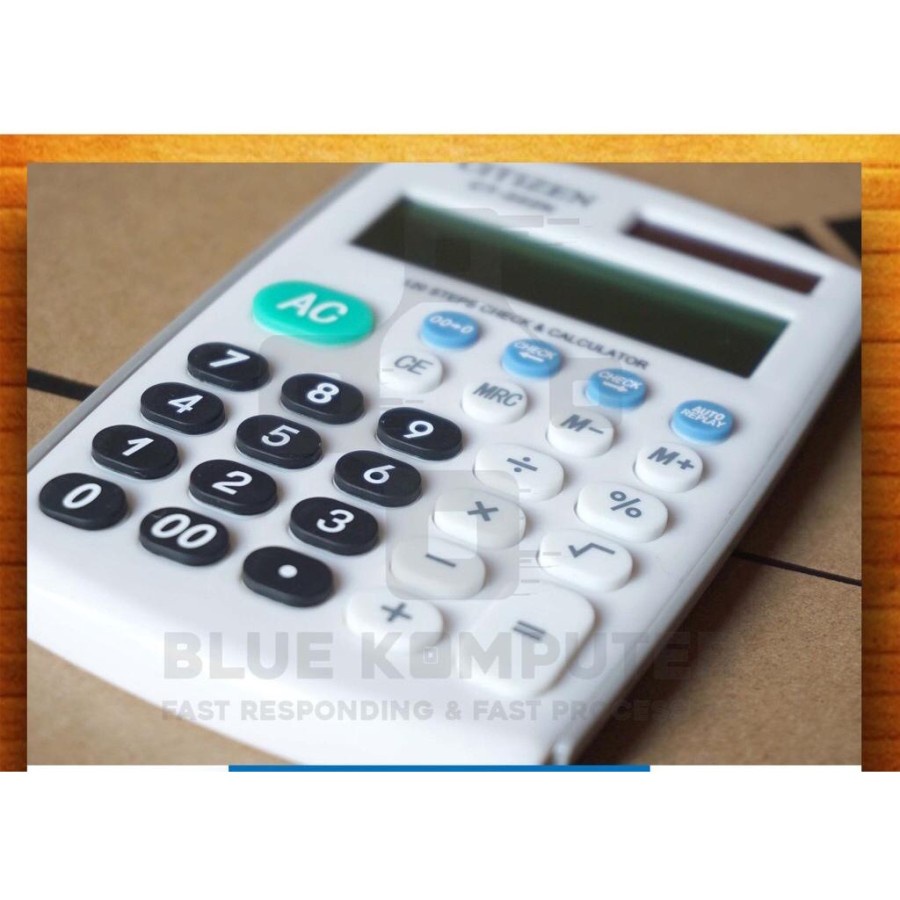 

citizen 222 kalkulator alat dagang 12 digit