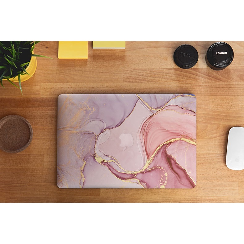 Premium Case Macbook Marble Pink Colorful Series Edition For New Macbook Air M1 M2 Pro Retina 13 inch