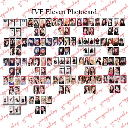 [READY / SET] IVE ELEVEN IVEE PHOTOCARD UNOFFICIAL FANMADE YANGPASHOP IZON IVE IZONE IZ*ONE WONYOUNG