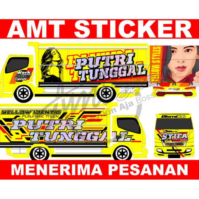 

[Terlaris] Stiker Decal Truck Giga Full Body Stiker Truk Giga Stiker Decal Truk