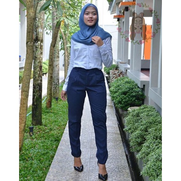 CELANA WANITA BAGGY PANTS PREMIUM AMERICAN DRILL CELANA PANJANG WANITA