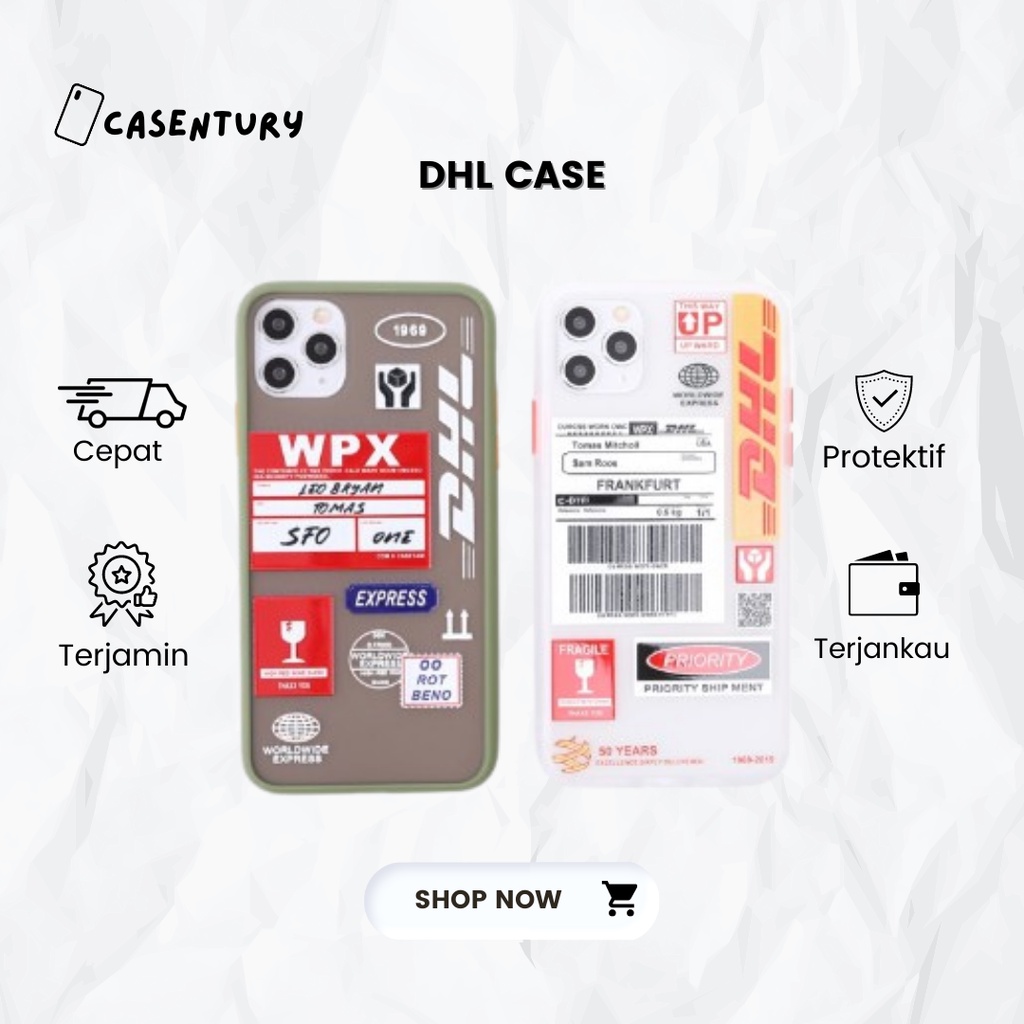 Casentury - DHL Hybrid Case Vivo iPhone 6 7 8 X XS Max 11 Pro Max