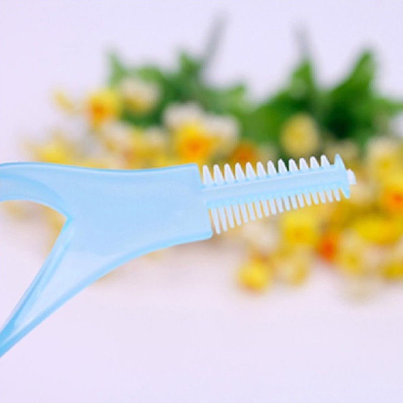 3in1 Sisir Bulu Mata Warna Pink