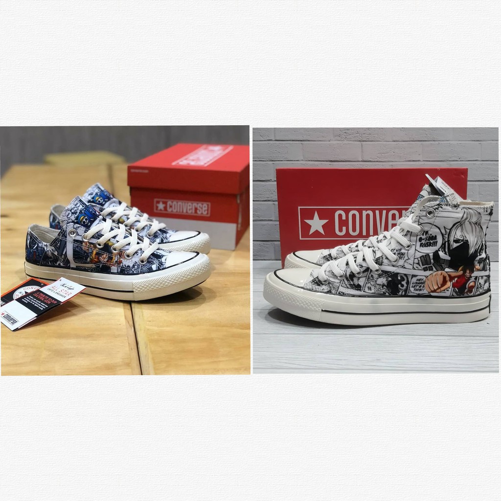 Converse All Star 70s X One Piece High/Low PREMIUM QUALITY (WIBU MASUK HEHE)
