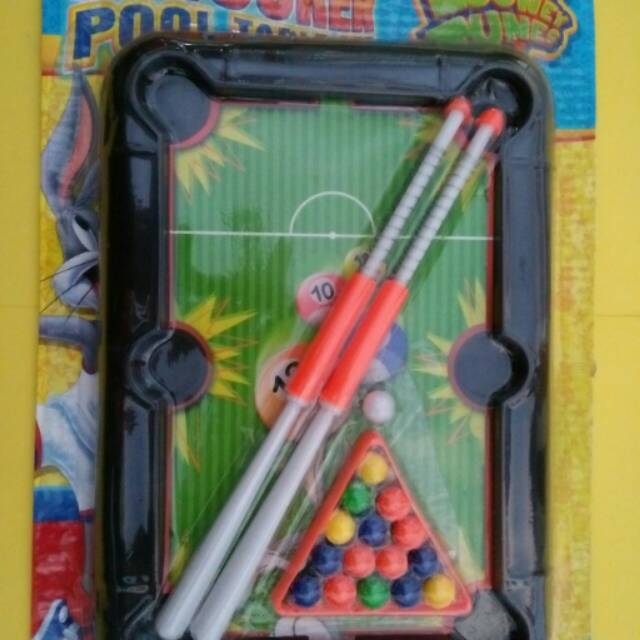 Mainan snooker pool table biliar billiard bola sodok