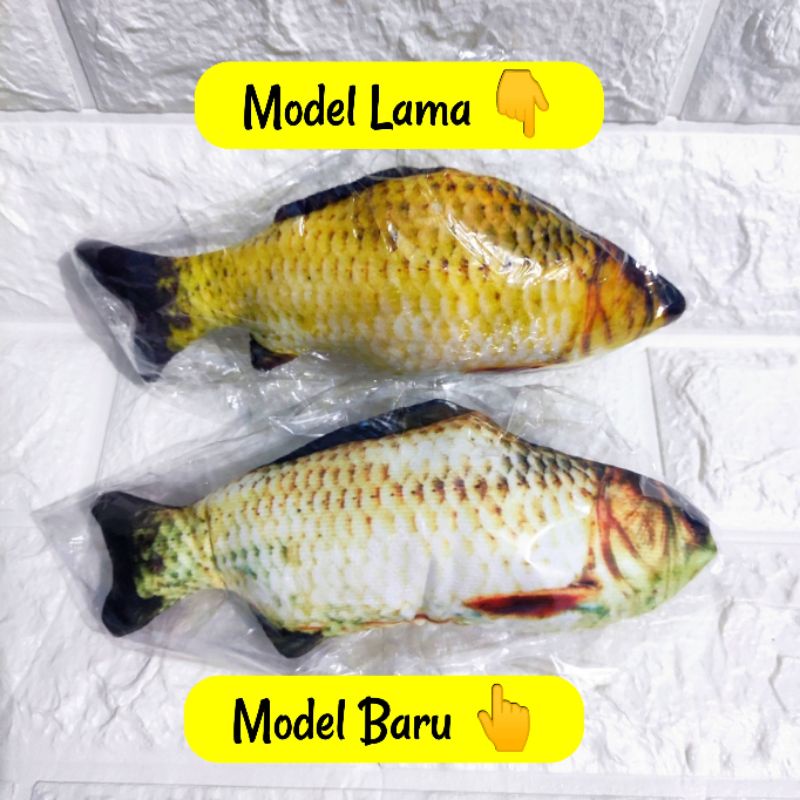 Mainan Kucing Catnip Fish Bentuk Ikan / Mainan Interaktif Kucing