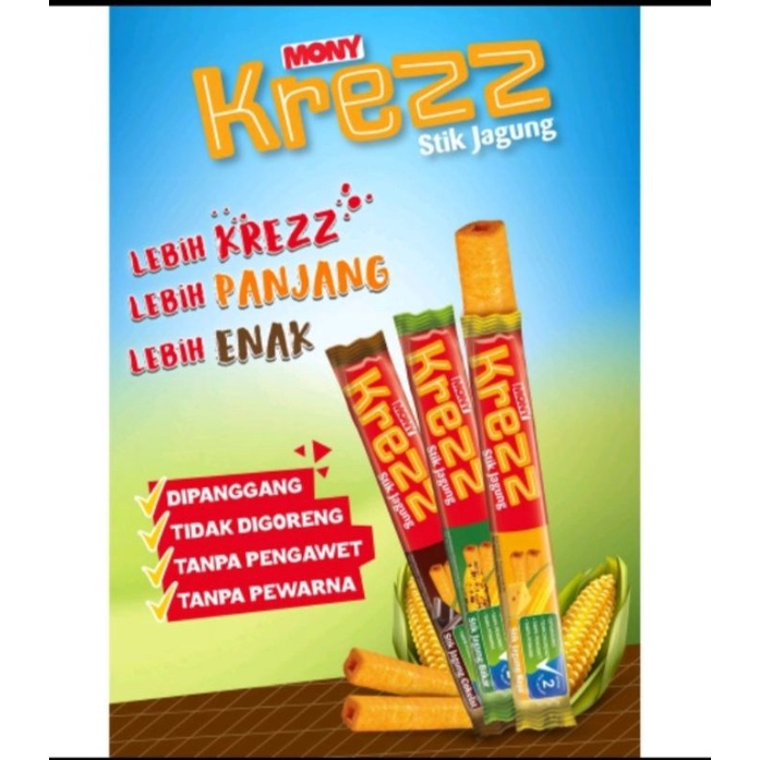 

Mony Krezz Stik Jagung isi 12