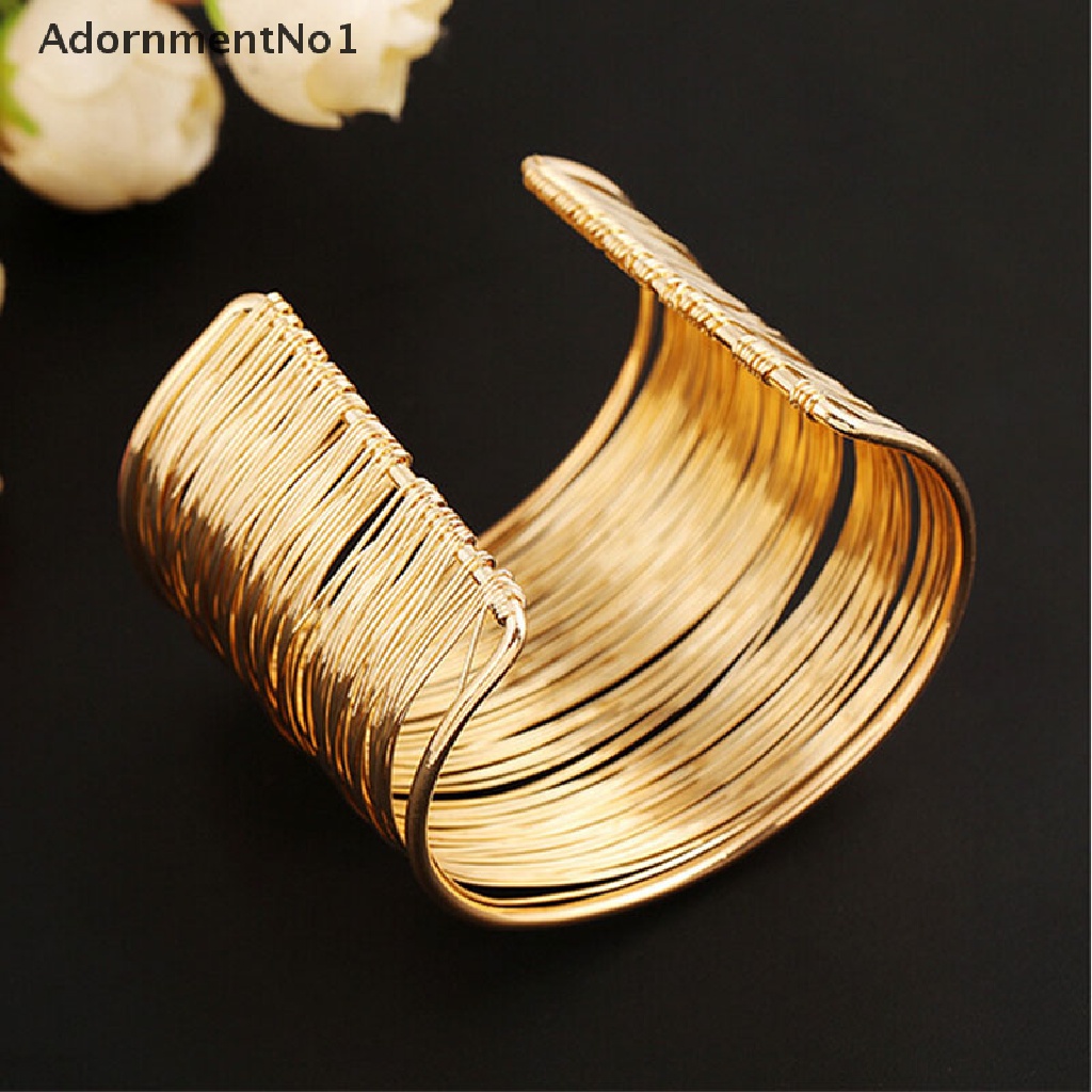 (AdornmentNo1) Gelang Bangle Rantai Multisusun Hias Berlian Imitasi Gaya Vintage Untuk Wanita