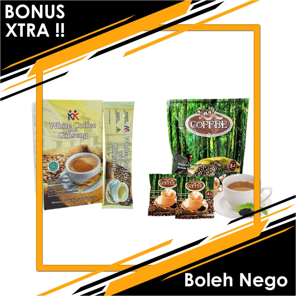 

[JANGAN DIBELI, BARANG KOSONG] KK Coffee Kopi Kesuburan , Bontanikal 5 in 1 (Tongkat Ali), White Kopi Ginseng KK Indonesia