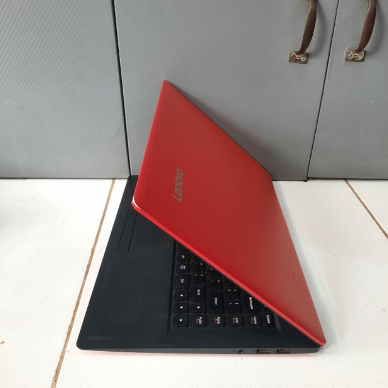 Laptop Lenovo ideapad 100s Celeron N3060 Ram 4GB/SSD 128GB Windows 10 Full aplikasi siap pakai desain laptop slim