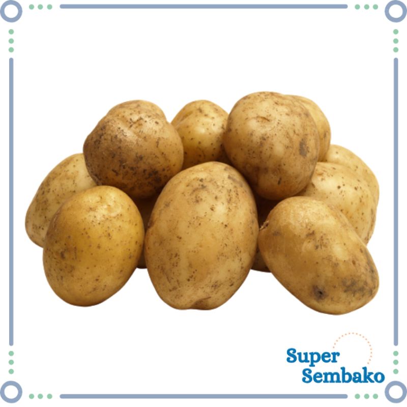 SAYUR KENTANG SEGAR FRESH POTATO 500g 1kg MENTAH BERKUALITAS SUPER SEMBAKO MURAH MAKASSAR