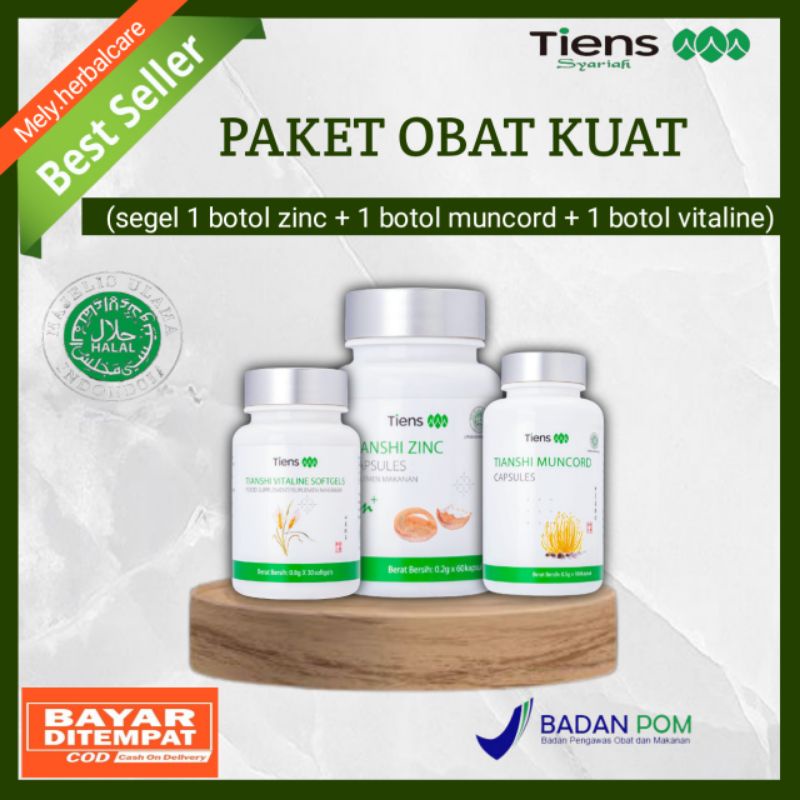 MUNCORD TIENS PAKET VOLCANO TIANSHI MUNCORD ZINC VITALINE OBAT KUAT STAMINA