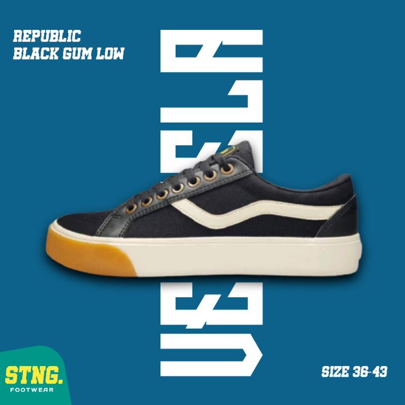 VENTELA REPUBLIC BLACK GUM LOW