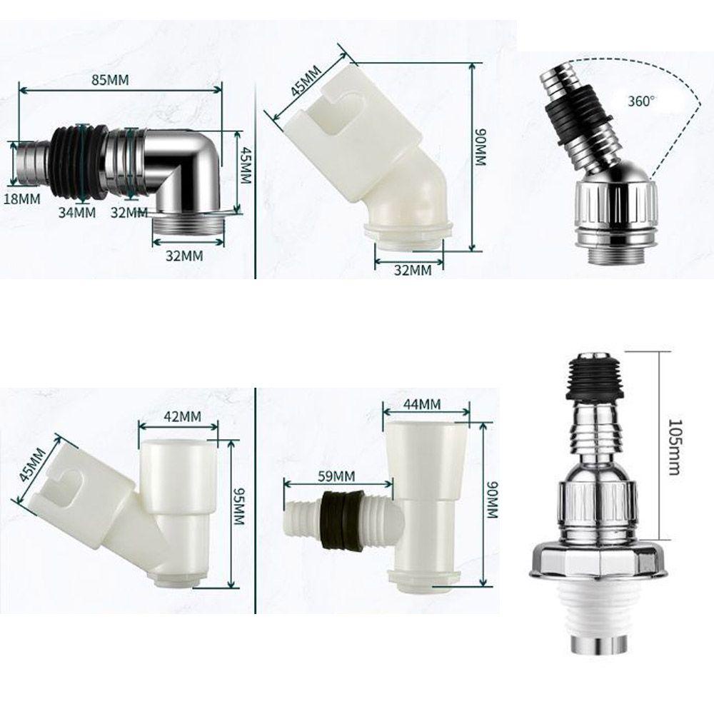 POPULAR Cuci Populer|Konektor Tee Pipa Air Floor Drain Penyambung Saluran Air Sambungan Pipa Air Selokan Anti Luber