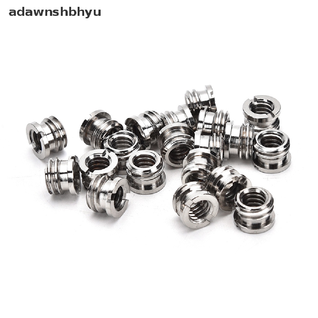 Sekrup Adapter Konversi Bushing adawnshbhyu 1Pack (10PCS) SR10 3per8 &quot;-16 Ke 1.4&quot; -20 Reducer Bushing