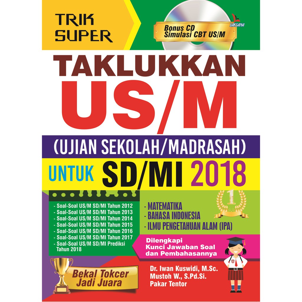 

Buku Trik Super Taklukkan US M untuk SD MI 2018 - LAKSANA
