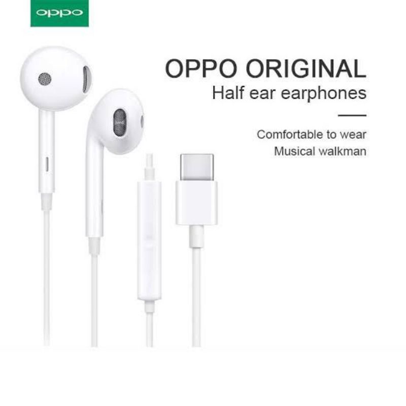 HEADSET OPPO TYPE C ORIGINAL NON PACK SUPPORT HF TYPE C OPPO