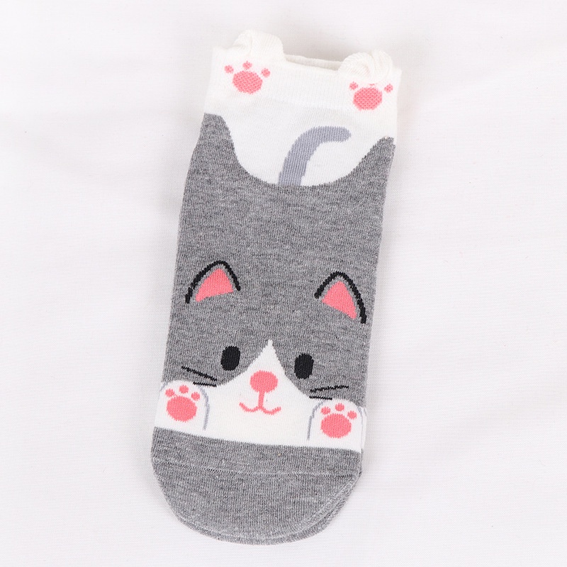 GO! KK688 Kaos Kaki Bayi Pendek Karakter  Anak Perempuan Laki Laki Motif Hewan 3D Lucu Baby Socks Kids Cute Unik Anti Slip