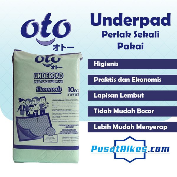 Oto Diapers Underpad Perlak Sekali Pakai 10's