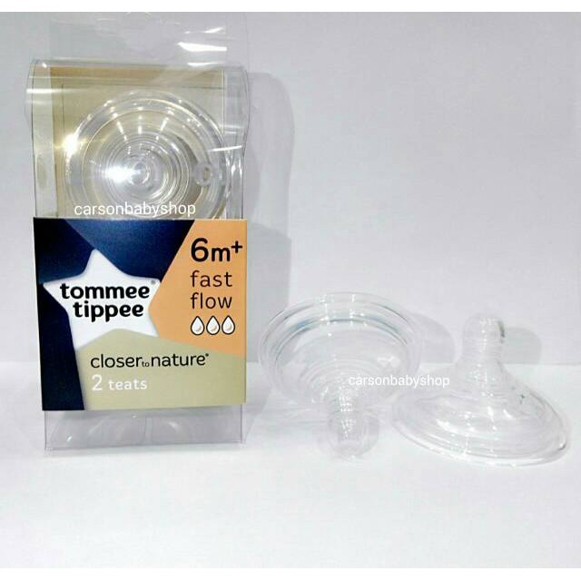 Nipple Tommee Tippee / Dot 6m  Isi 2pc