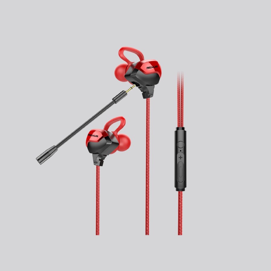 Earphone REXUS Gaming +Mic ME6