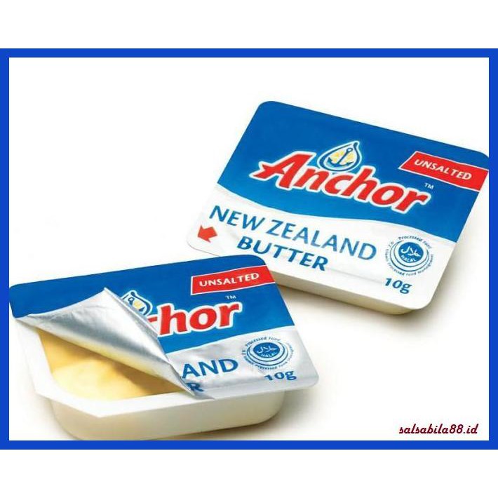 

Rettubagetnem- Anchor Unsalted Butter 10 Pcs @7Gr -Asli-Slii.