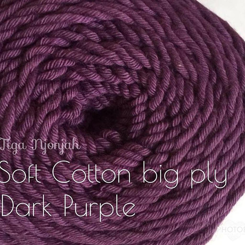 Soft Katun big ply Shades of Purple