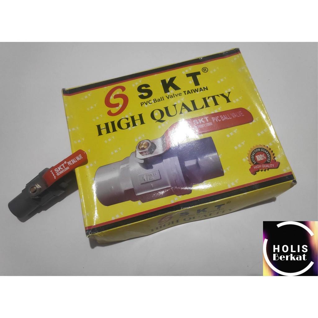 Ball Valve SKT 1/2&quot; / Stop Kran PVC 1/2&quot; SKT HIGH QUALITY