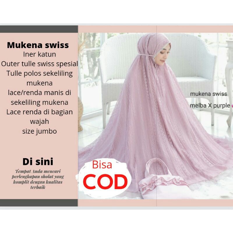 DALANOVA MUKENA SWISS NEW PRODUK ORIGINAL BY DALANOVA