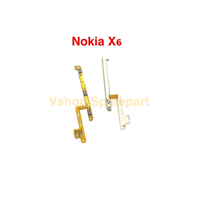 Flexibel Flexible On Off Volume Nokia 6.1 Plus Nokia X6 TA1116