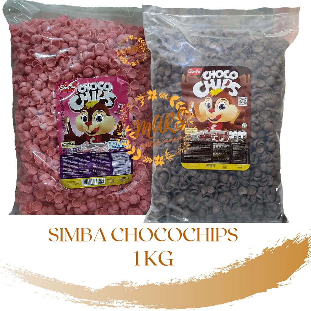 Simba sereal choco chips 950 gr. kemasan baru