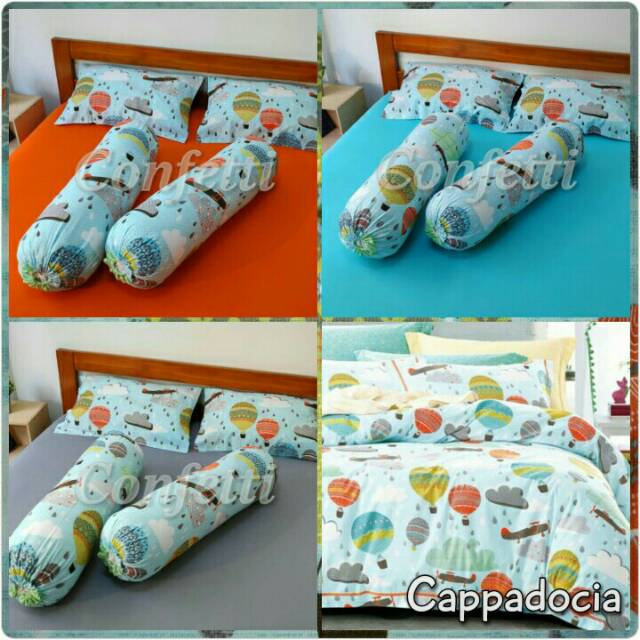 Sprei confetti, sprei kaos bahan adem