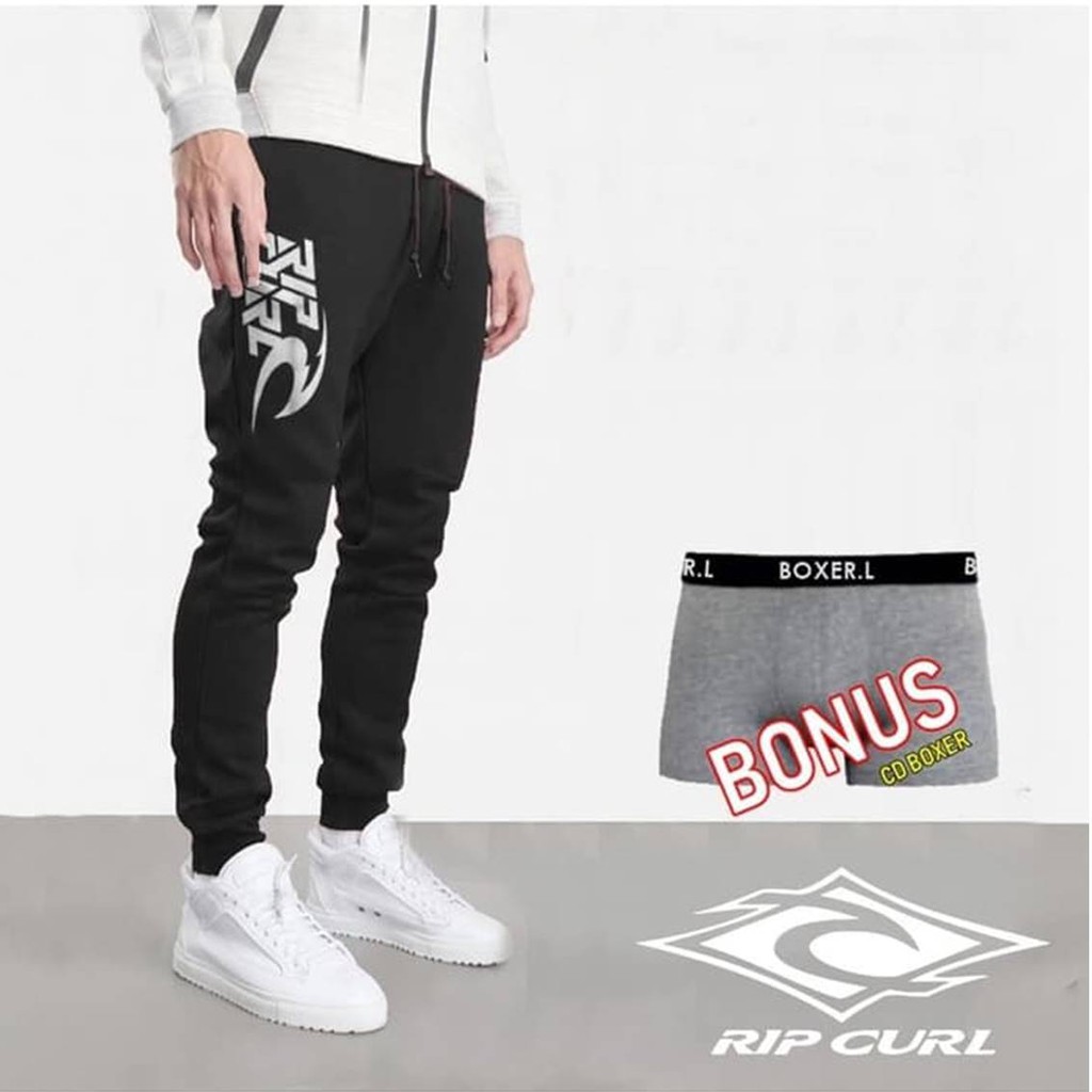 Celana Jogger Pria Training  Pant Olahraga Outdor Cargo Chino RipCurl Panjang