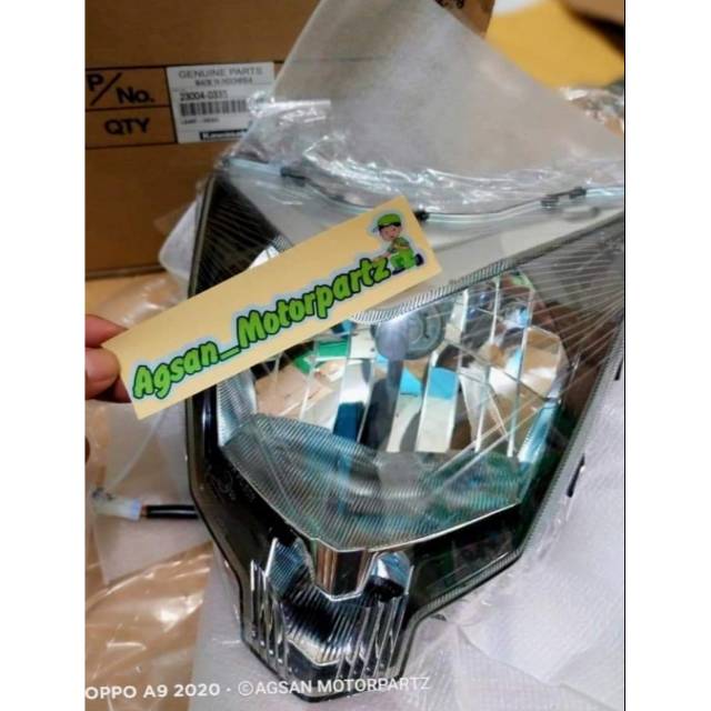 Reflektor headlamp lampu depan ninja rr mono 250 SL z250 sl original Kawasaki