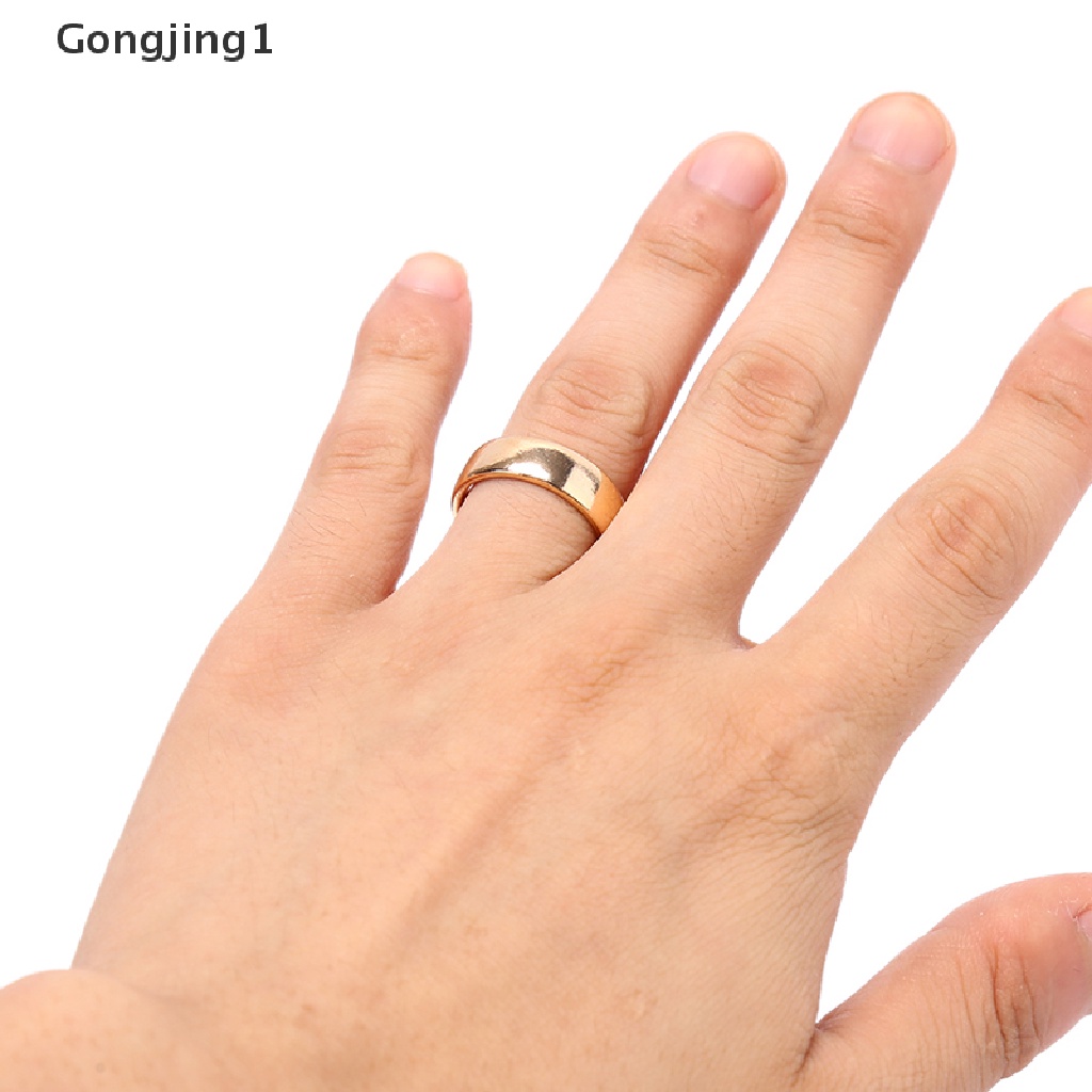 Gongjing1 Cincin Terapi Magnetik Akupresur Anti Jari Untuk Refleksi