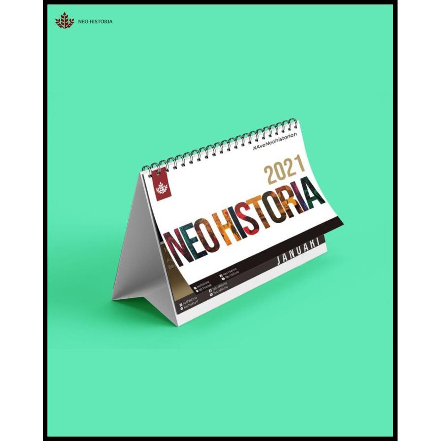 

Kalender Meja 2021, Kalender Sejarah ( Neo Historia ) - 1 Pcs