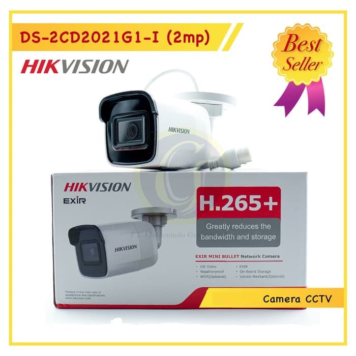 Kamera CCTV IPCam Hikvision 2MP Outdoor DS-2CD2021G1-I