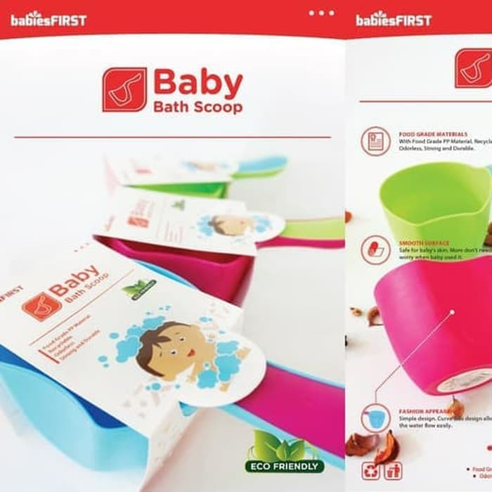 BabiesFIRST Baby Bath Scoop / Spoon - GAYUNG MANDI Bayi dan Anak Babies First FREE BUBBLE WRAP + DUS