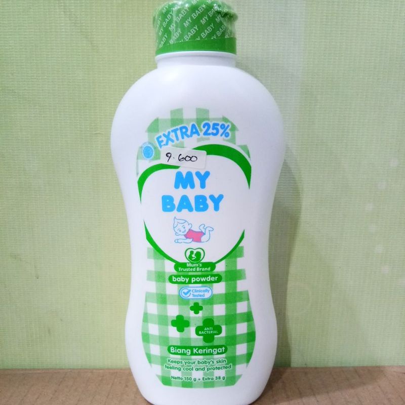 MY BABY POWDER SOFT&amp;GENTLE, SWEET FLORAL, BIANG KERINGAT, FRESH FRUITY 150+38GR