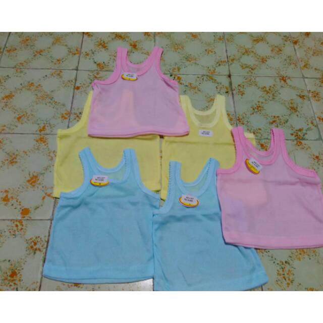 Kaos singlet anak warna