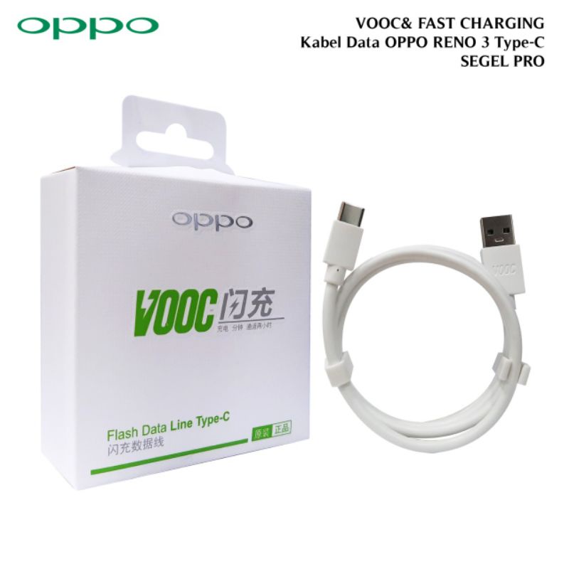 KABEL DATA OPPO TYPE-C VOOC FAST CHARGING