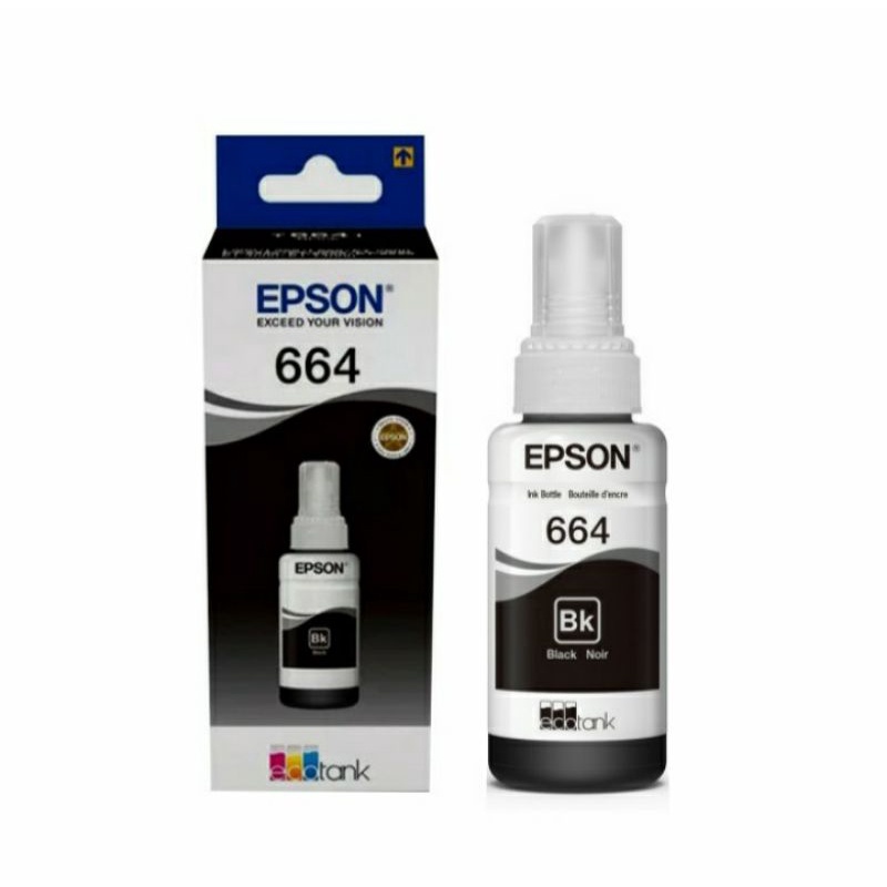 Tinta epson 664 black (1box isi 60 pcs)for printerPrinter :L100,L110,L120,L200,L210,L220,