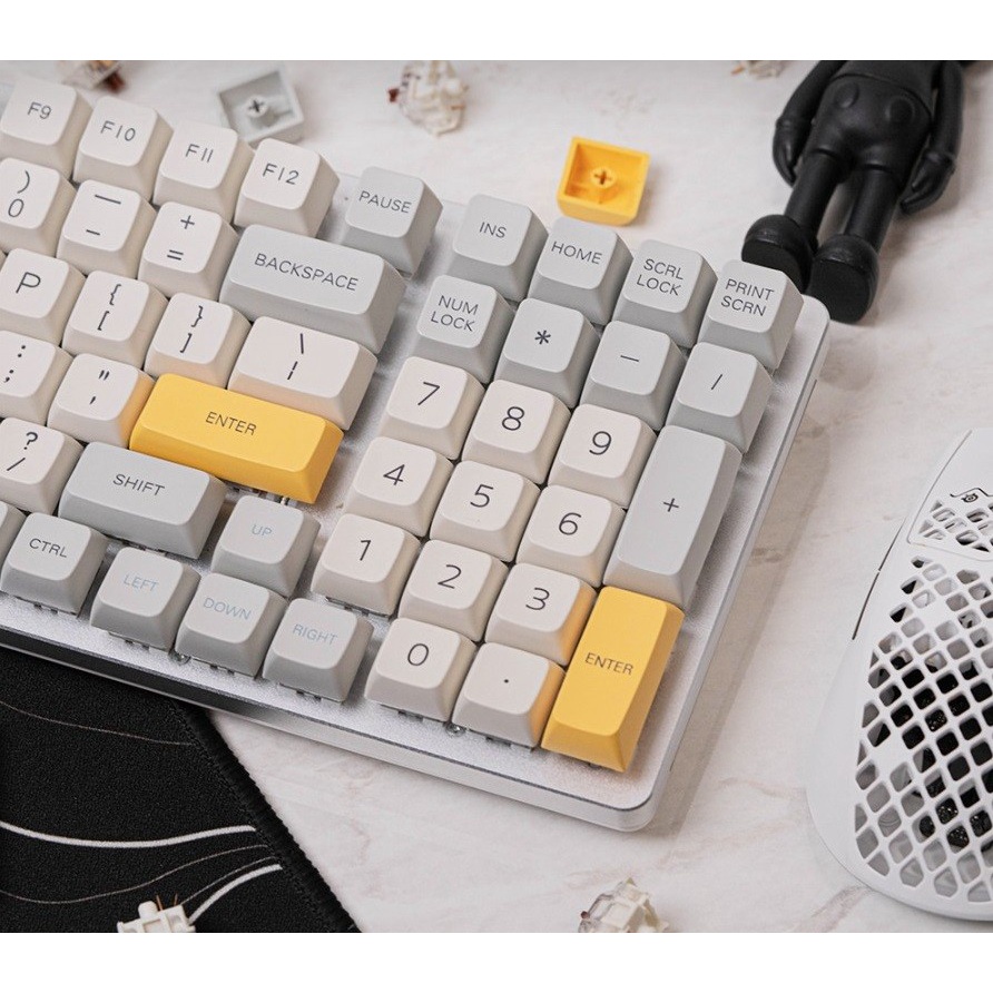 Yiqi Original Design PBT Dye-sub Keycaps 127 set MDA Profile