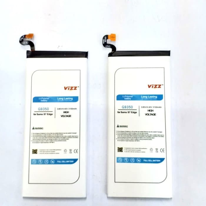 Vizz Double Power Battery Batre Baterai Vizz Samsung S7 Edge G935 G935F EB-BG935ABE