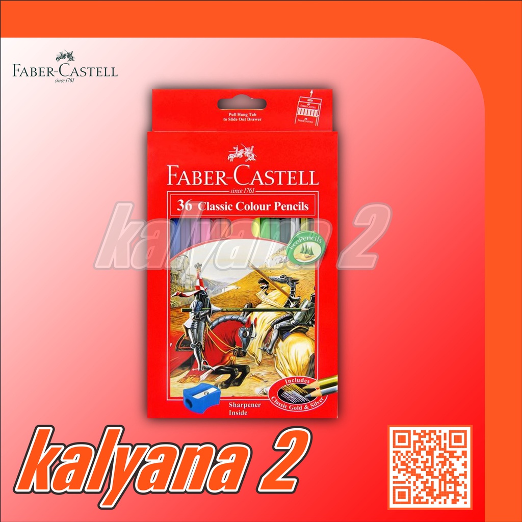 

Pensil Warna / Colour Pencil FABER-CASTELL Classic 36 L