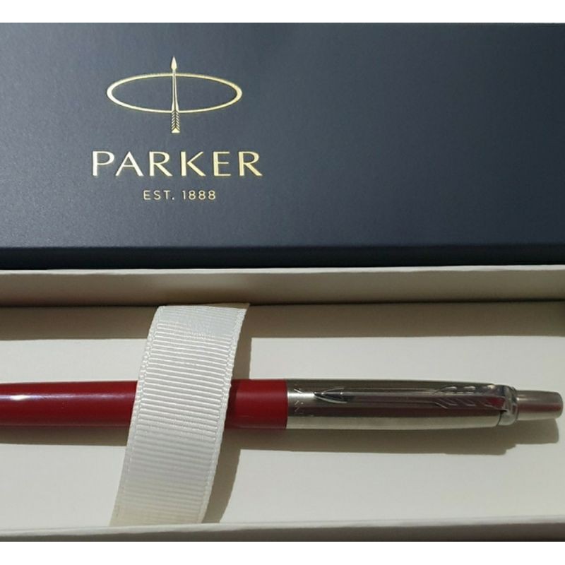 

Pulpen Parker Jotter Special Red CT Klip Silver Free Grafir Nama